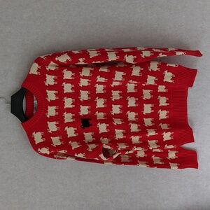 Warm And Wonderful Fitted Sheep Cotton Sweater